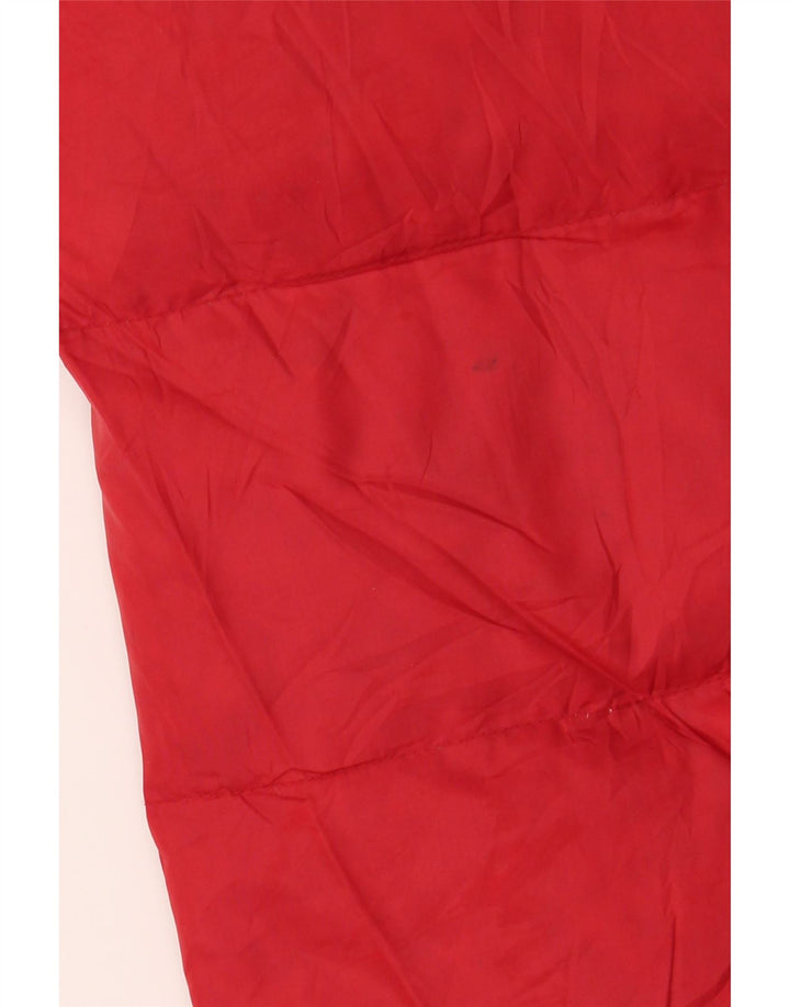 Женская стеганая куртка Eddie Bauer UK 16, большой красный полиэстер