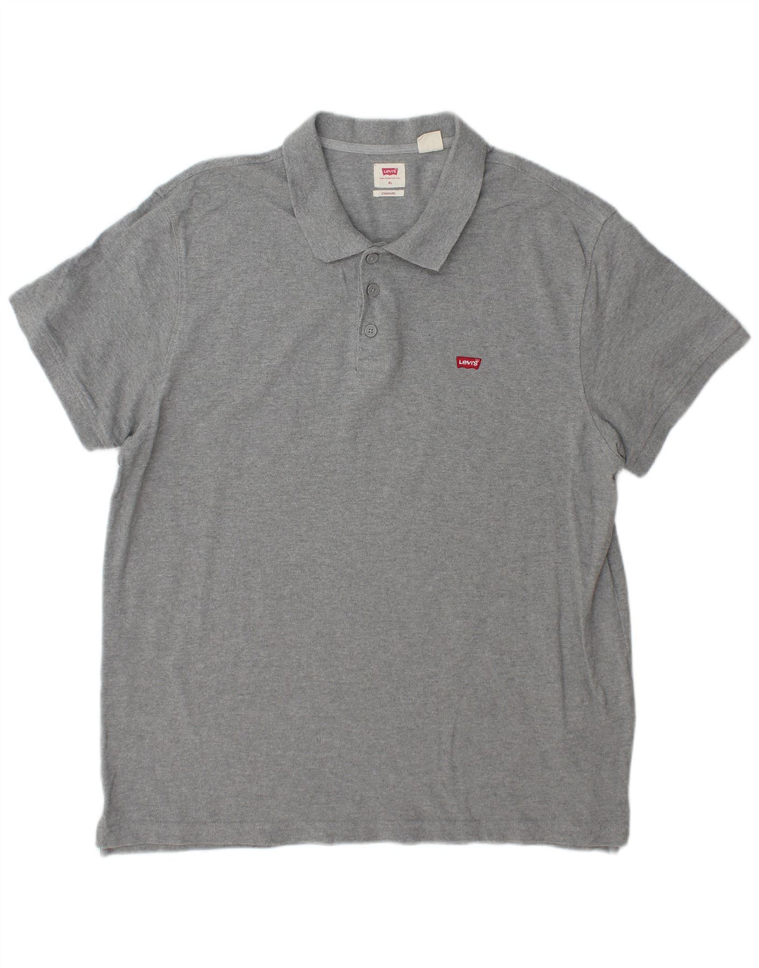 Мужская рубашка-поло Levi's Standard XL, серая, хлопок