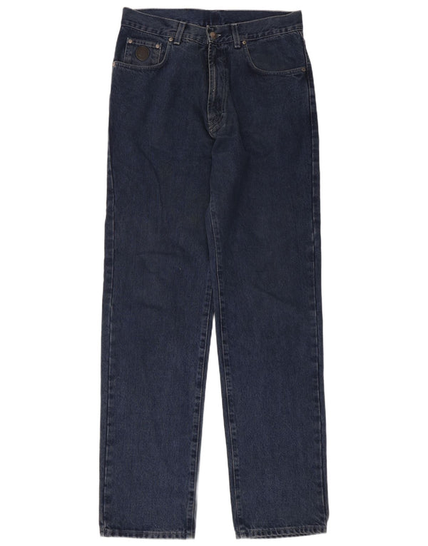 Мужские прямые джинсы Trussardi W34 L32 темно-синие, хлопок