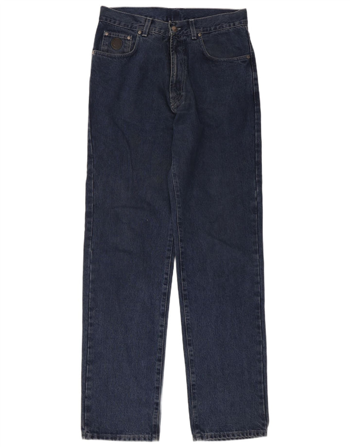 Мужские прямые джинсы Trussardi W34 L32 темно-синие, хлопок