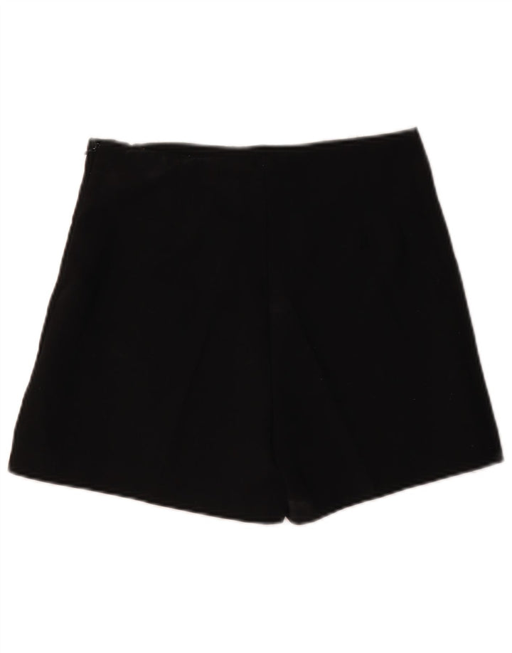Zara Женские повседневные шорты W26, черные, полиэстер, маленькие