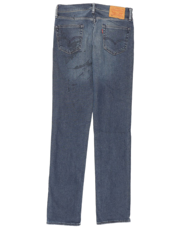 Мужские джинсы Levi's 511 Slim W30 L34 синие, хлопок