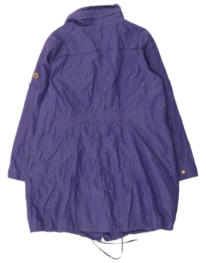Женский дождевик оверсайз Marks & Spencer UK 20 2XL, синий хлопок