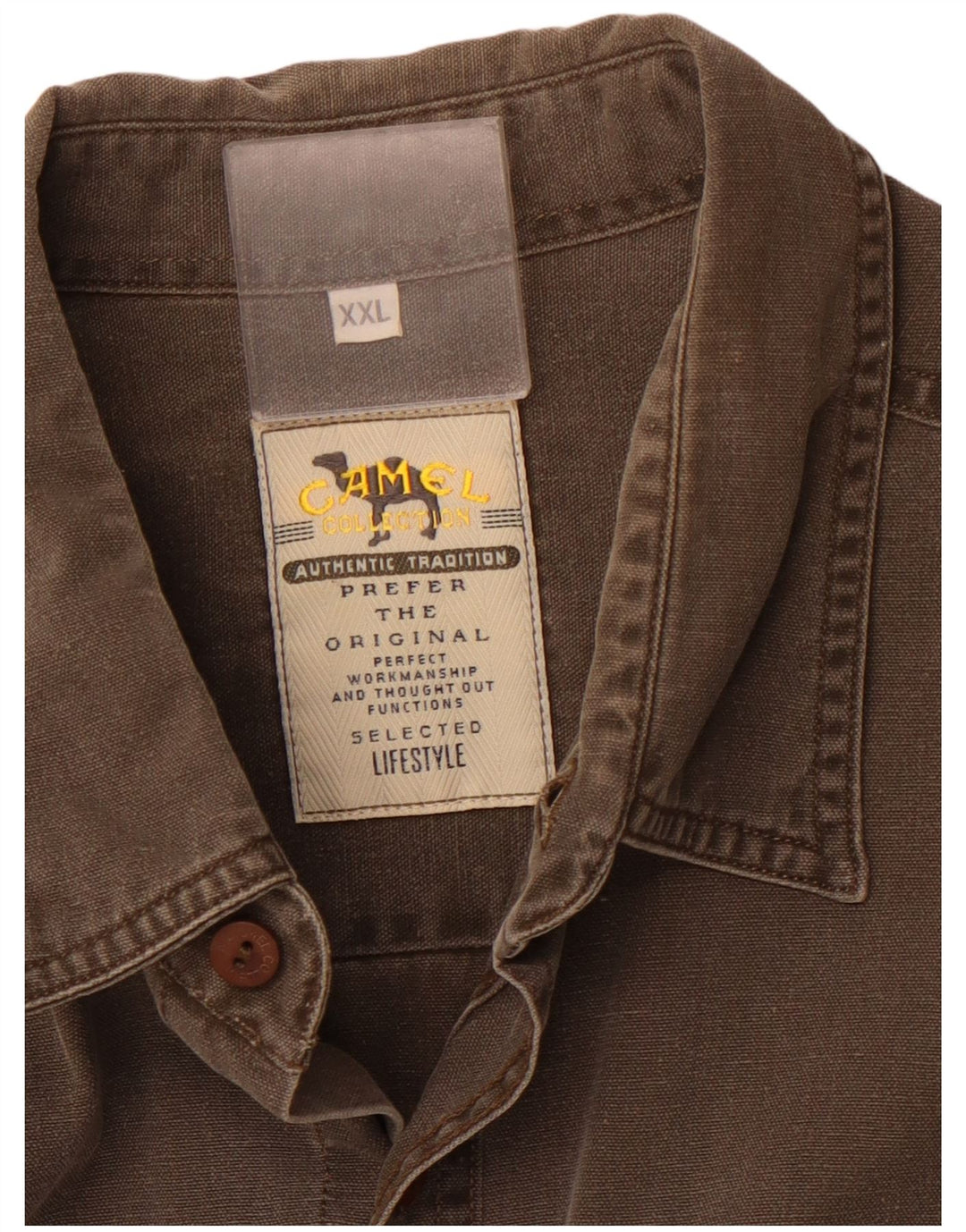 Рубашка мужская CAMEL ACTIVE 2XL Коричневая