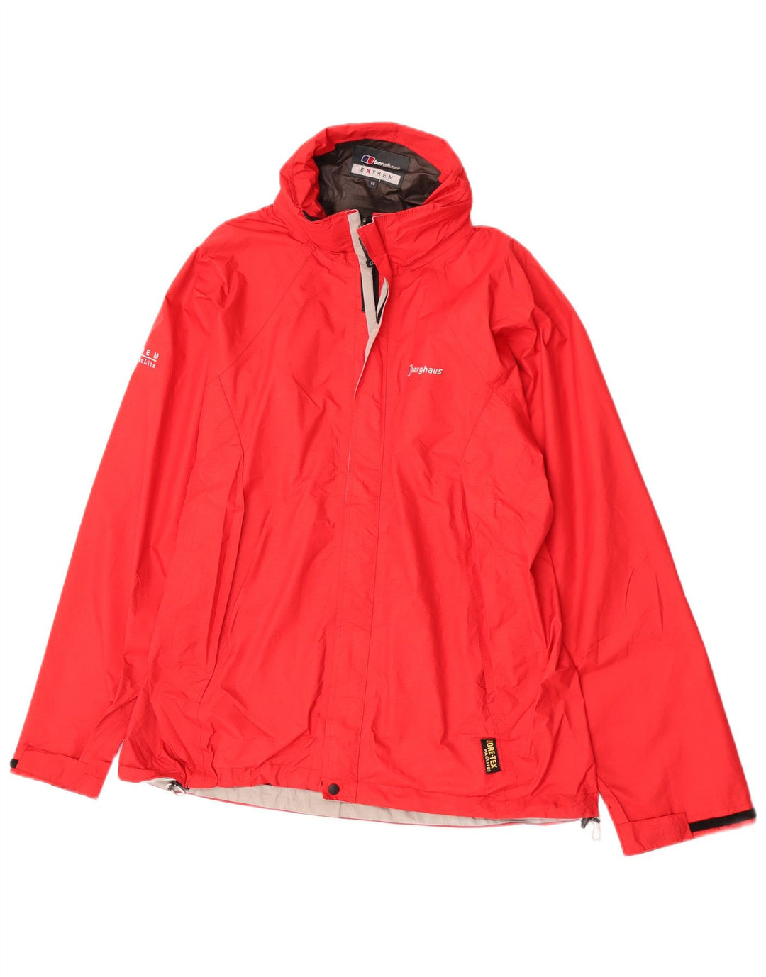 Berghaus Дождевик с капюшоном для мальчиков 13-14 лет, красный нейлон