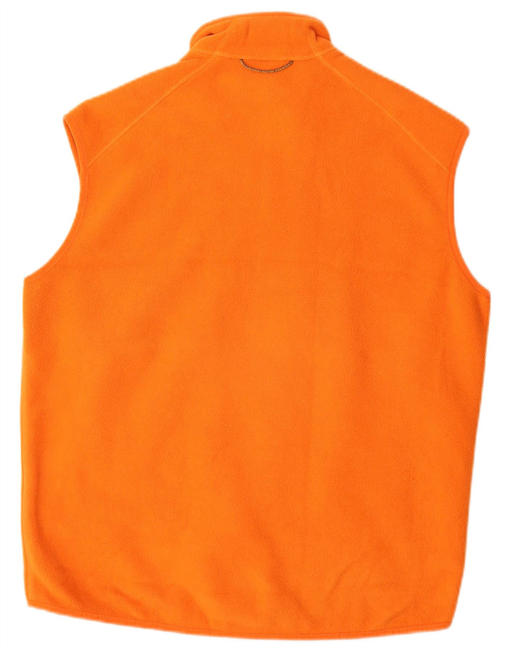 Мужской флисовый жилет TIMBERLAND UK 36, маленький оранжевый