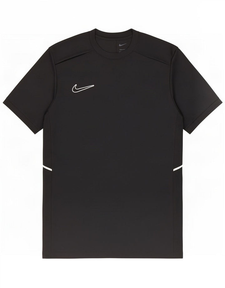 Мужская футболка Nike Dri Fit Slim, верх среднего размера, черный полиэстер