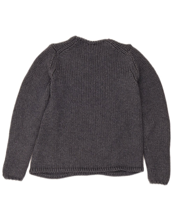 Женский джемпер с вырезом лодочкой Tommy Hilfiger UK 6 XS, серый вискоза