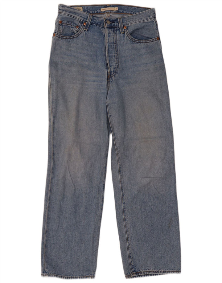 Женские прямые джинсы LEVI'S Ribcage W27 L27, синий хлопок