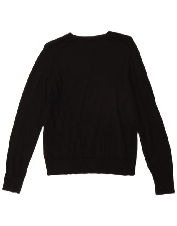 Женский джемпер с вырезом «лодочка» Banana Republic UK 14, средний черный