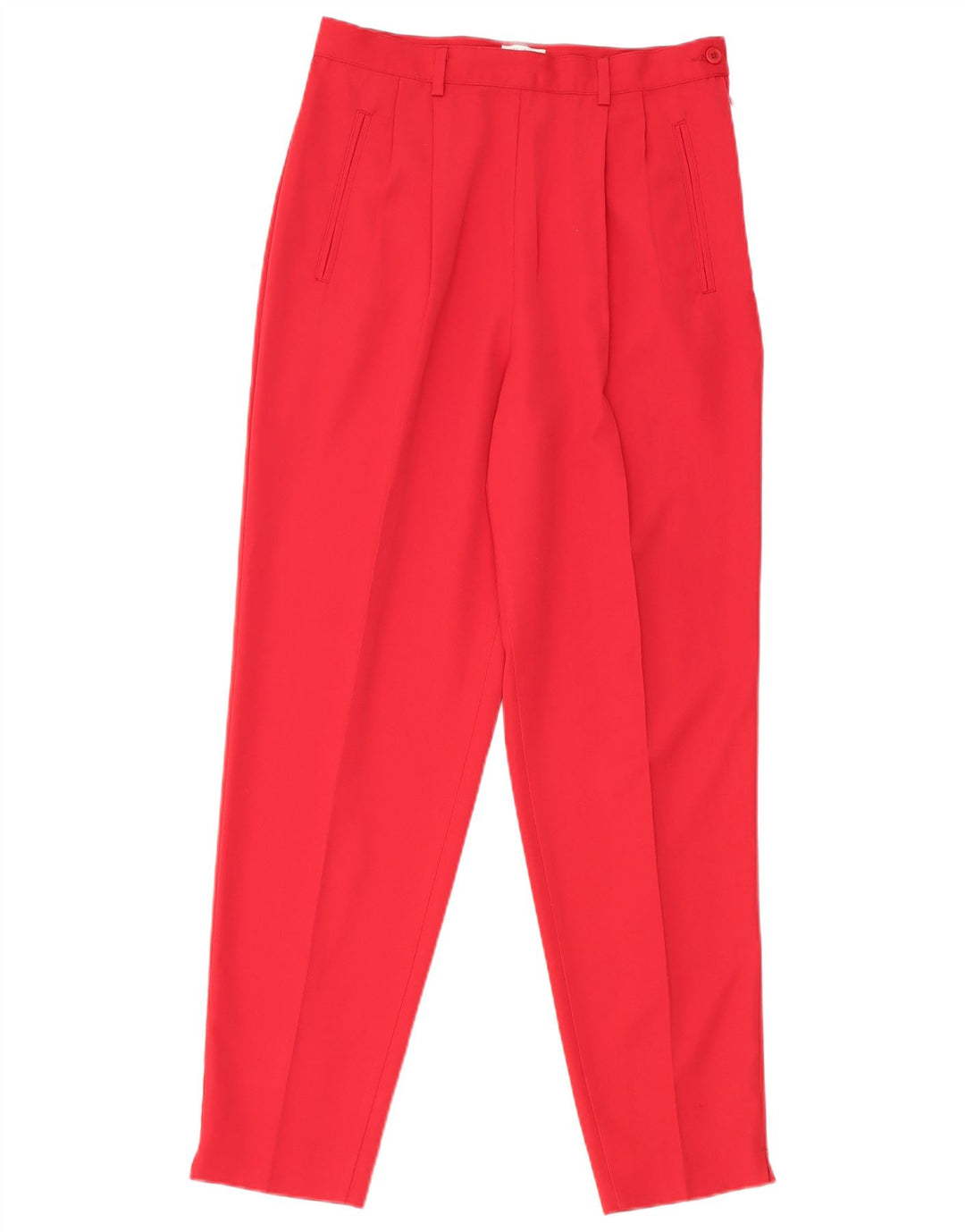 Женские костюмные брюки Benetton IT 44 Medium W26 L28 Красный Полиэстер