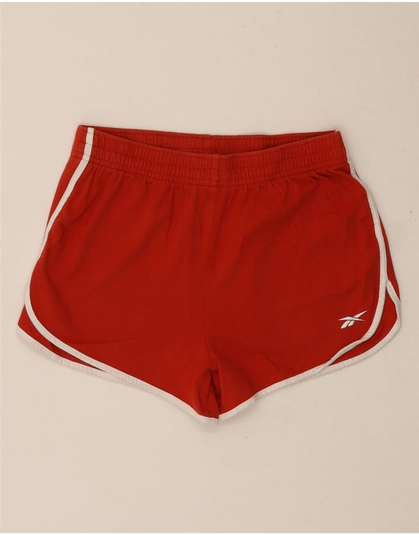 Женские спортивные шорты Reebok UK 4/6 XS, красный хлопок