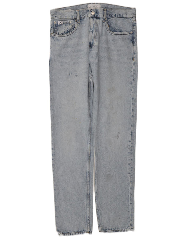 Мужские прямые джинсы Calvin Klein W29 L32, синий хлопок