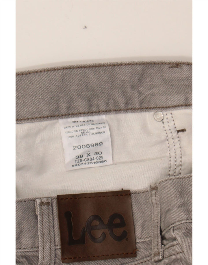 LEE Mens Straight Jeans W38 L30 Grey Cotton Vintage Lee and Second-Hand Lee from Messina Hembry 