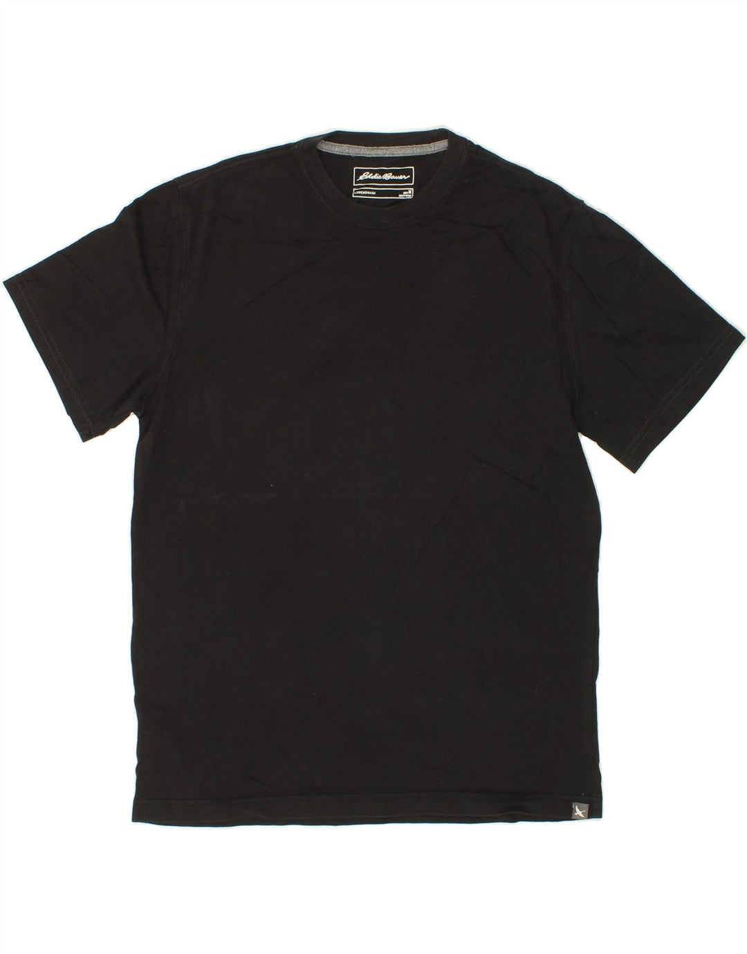 EDDIE BAUER Mens T-Shirt Top Medium Black Cotton Vintage Eddie Bauer and Second-Hand Eddie Bauer from Messina Hembry 