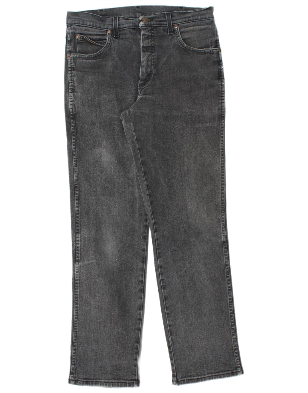 Мужские прямые джинсы WRANGLER Texas Stretch W33 L32, черный хлопок