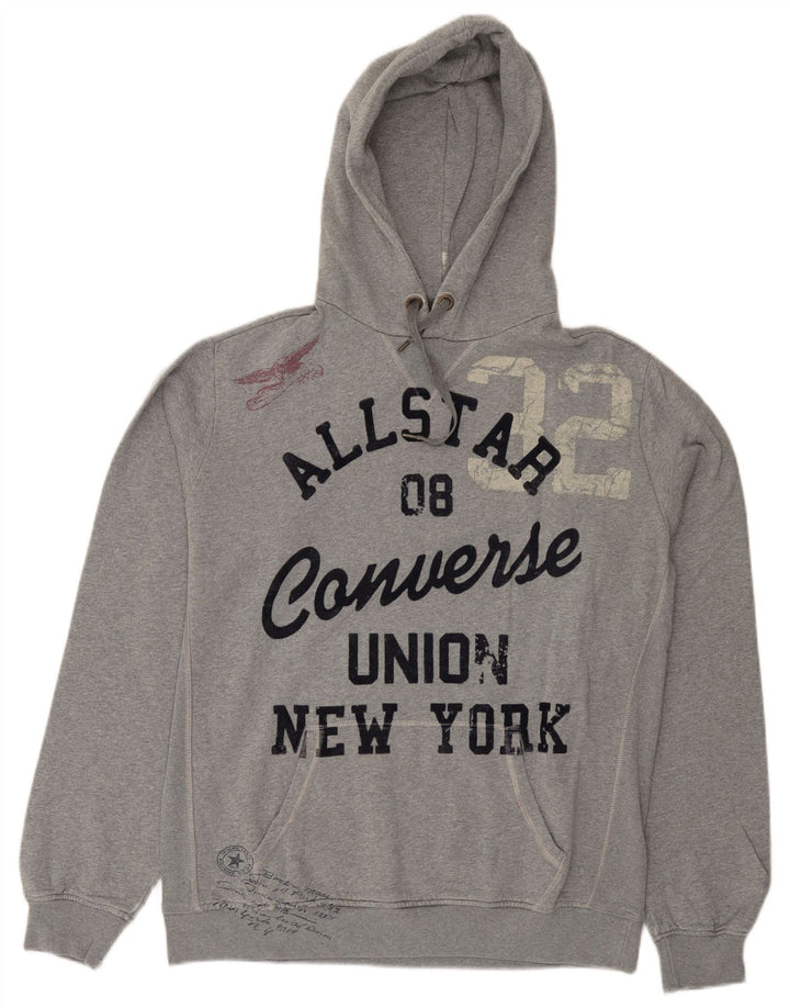 Мужской джемпер с капюшоном Converse XL, серый