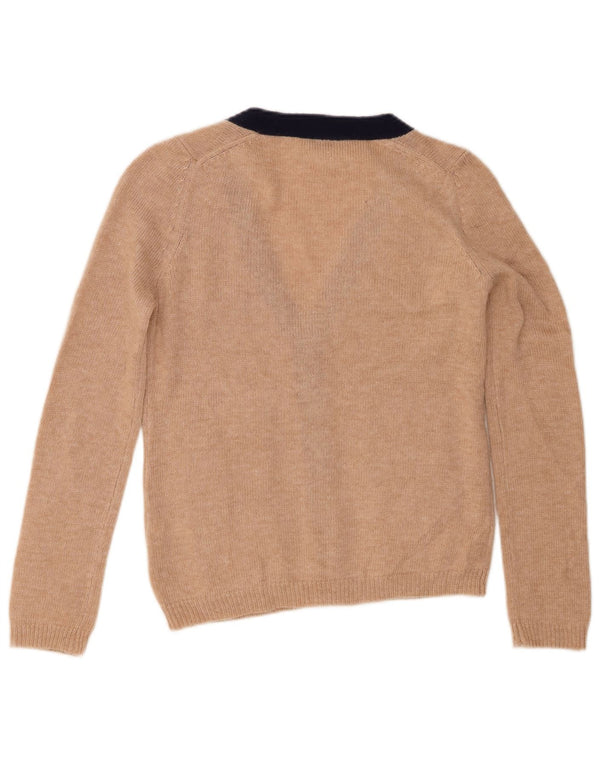 Женский кардиган Topshop UK 8, маленький бежевый акрил