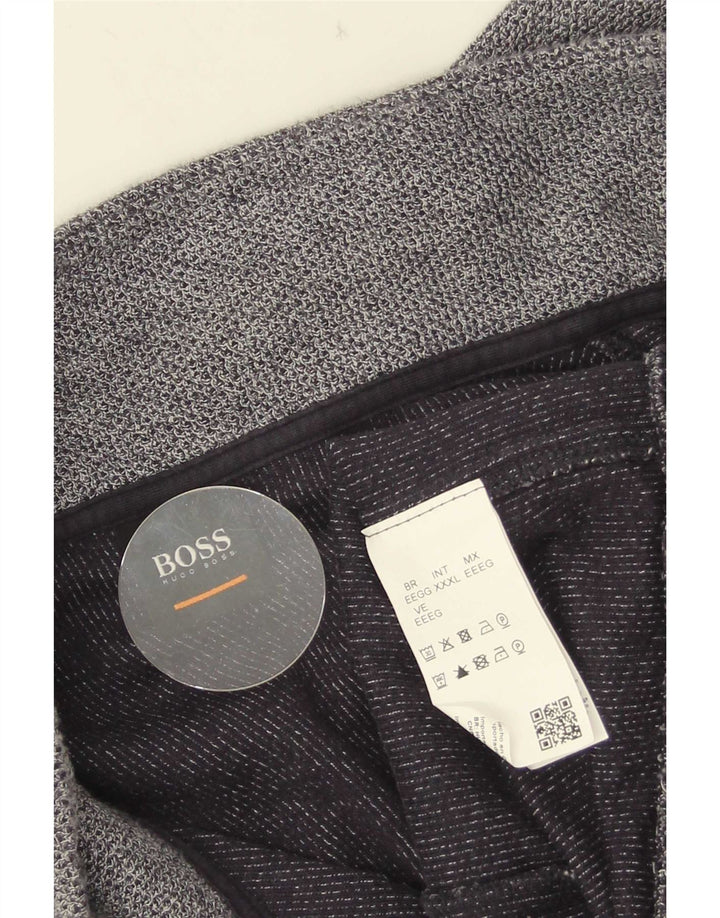 Мужской спортивный костюм Hugo Boss, верхняя куртка 3XL, темно-синий, хлопок