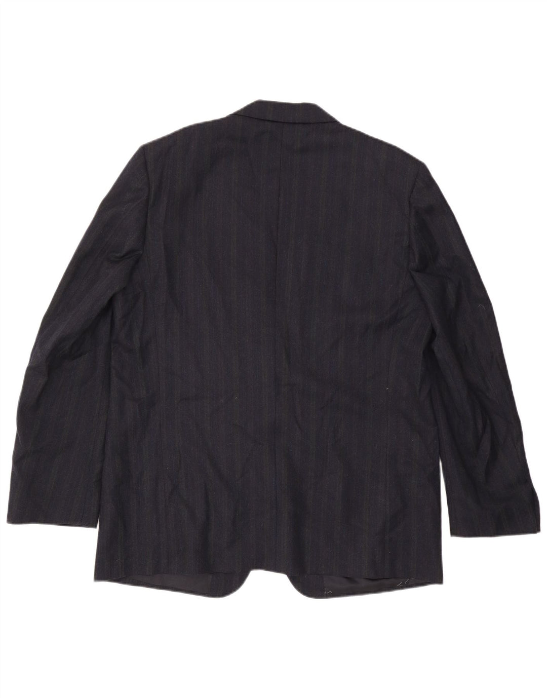 Мужской пиджак Pierre Cardin на 2 пуговицах IT 58 4XL Темно-синий в тонкую полоску
