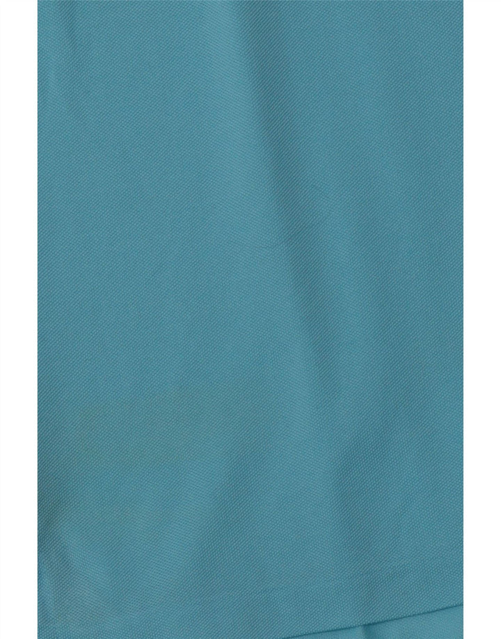 Мужская рубашка поло на заказ POLO RALPH LAUREN, большая синяя хлопковая ткань