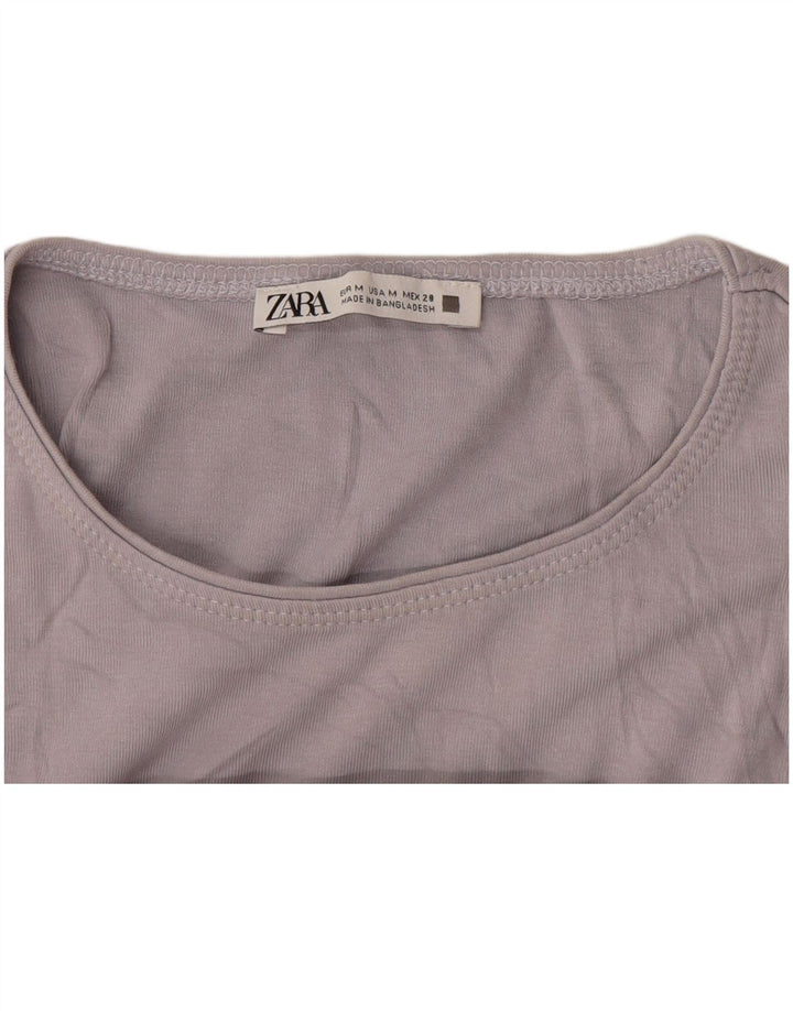 Женский жилет Zara UK 12, средний серый