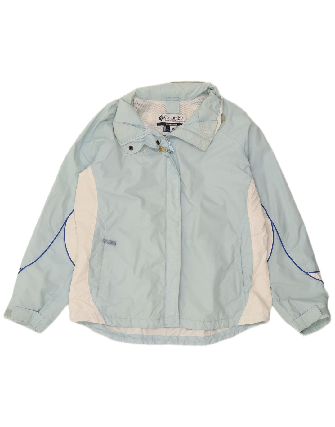 Женская дождевик Columbia UK 18 XL, синяя, нейлон с цветными блоками