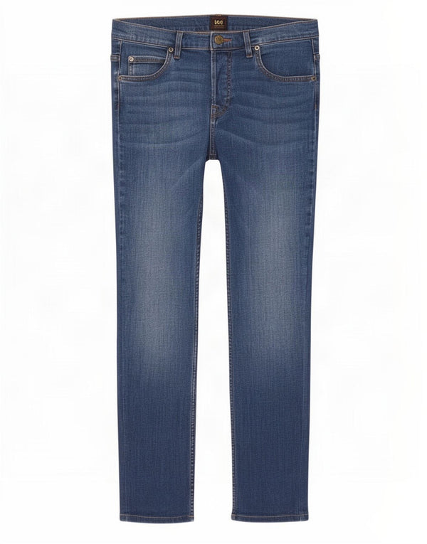 Мужские джинсы Lee Powell Slim W30 L30, синий хлопок
