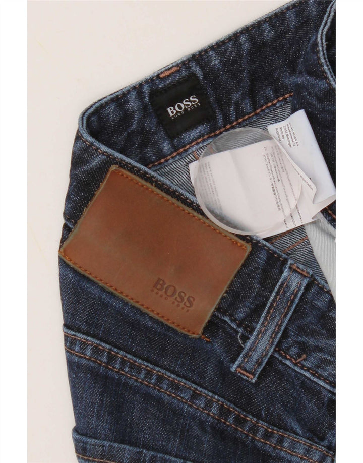 Женские узкие джинсы Hugo Boss W33 L32 Синие, хлопок