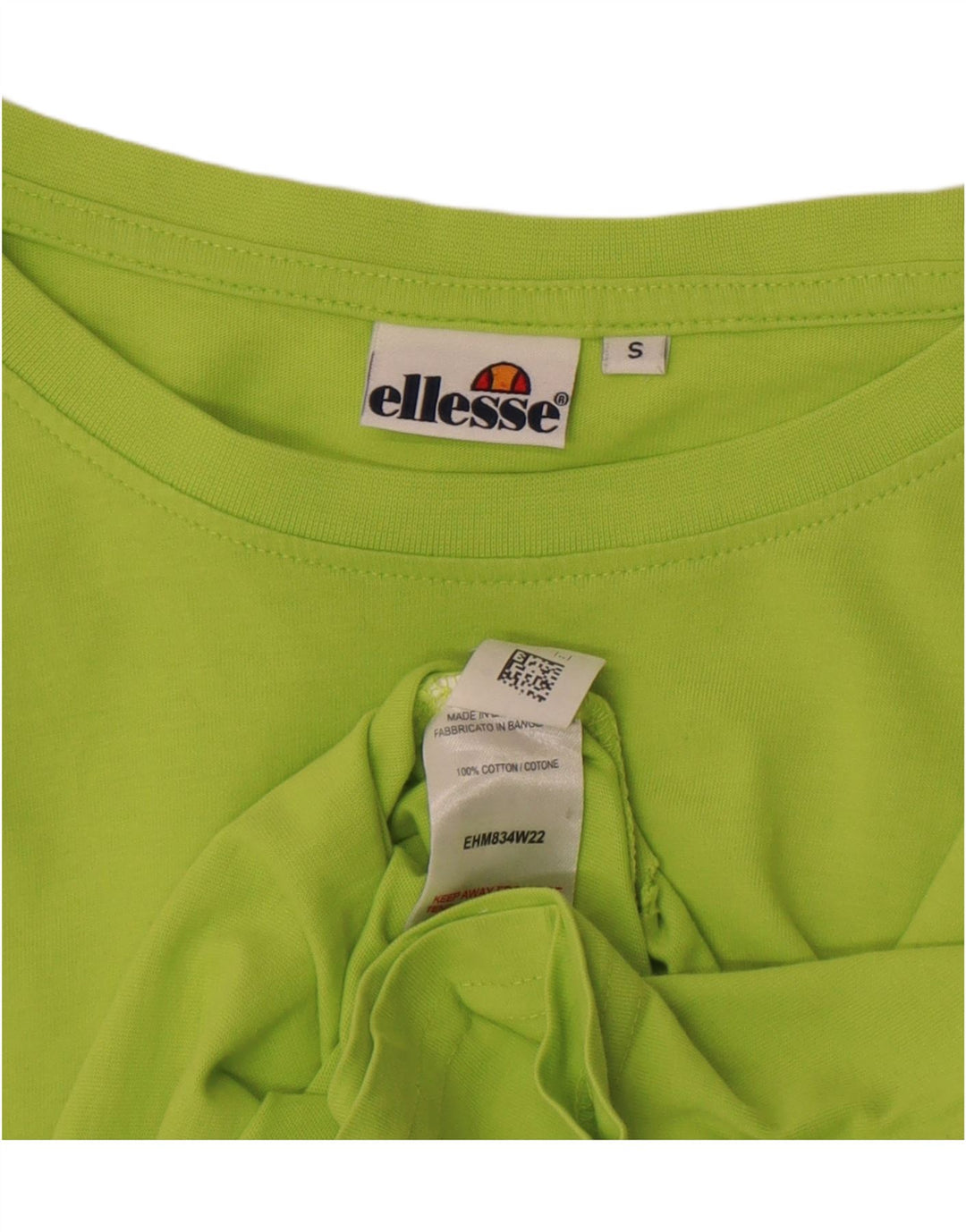 Мужская футболка Ellesse, маленький зеленый хлопок