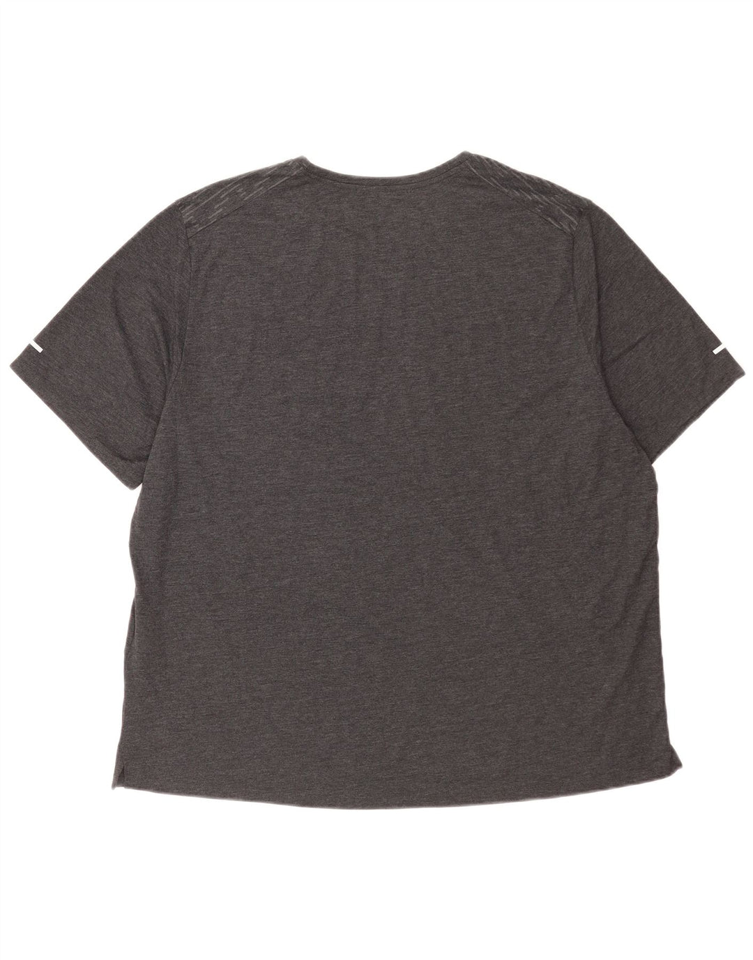 Мужская футболка Nike Dri Fit 2XL, серый полиэстер с геометрическим рисунком