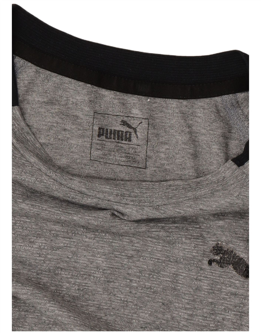 Мужская футболка Puma среднего серого цвета в крапинку