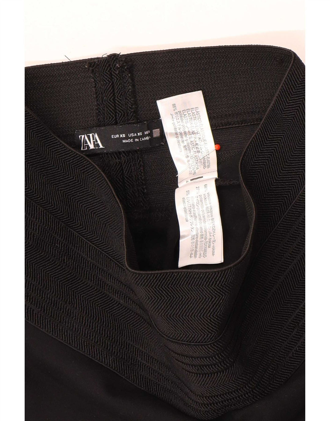Женские леггинсы Zara UK 4 XS, черный полиэстер