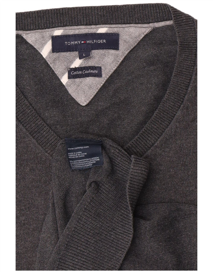 Мужская майка Tommy Hilfiger, большой серый хлопок, безрукавка