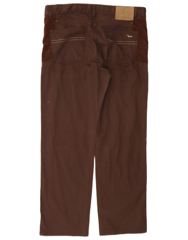 Harmont & Blaine Мужские прямые повседневные брюки IT 52 XL W36 L29 Коричневые