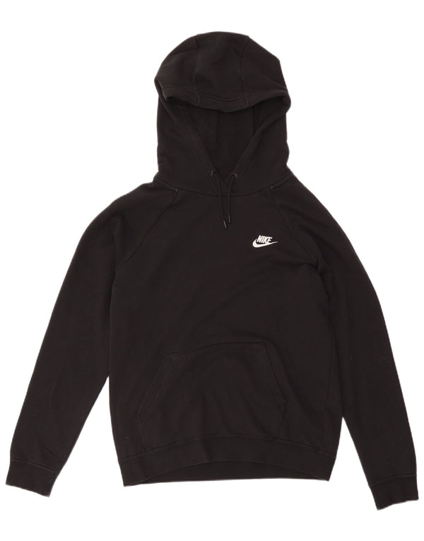 Женский джемпер с капюшоном Nike UK 14, средний черный, хлопок