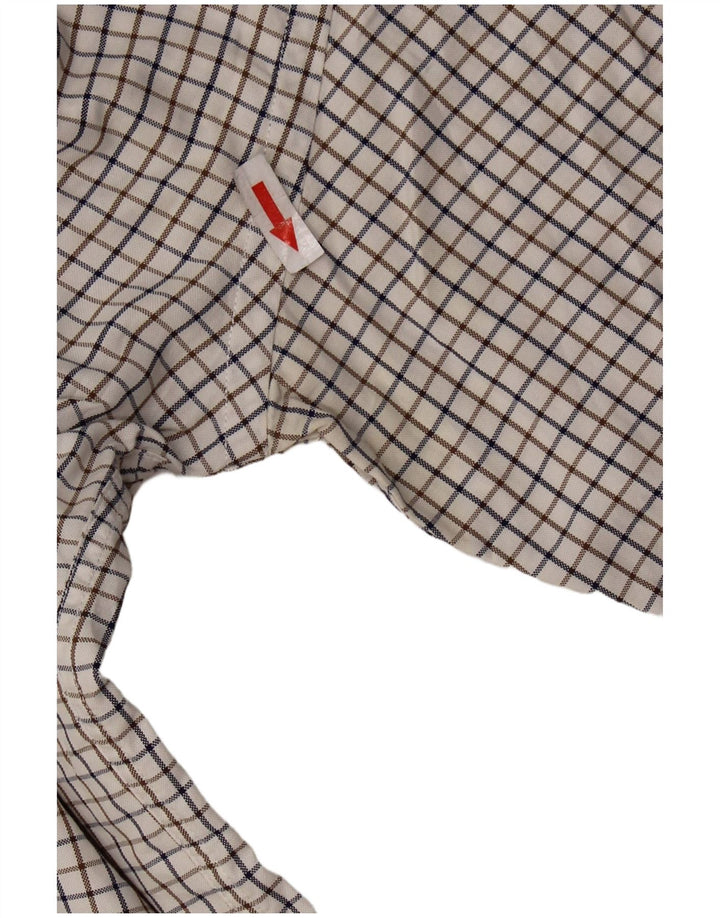 Мужская рубашка стандартного кроя Gant 2XL, хлопок в белую клетку