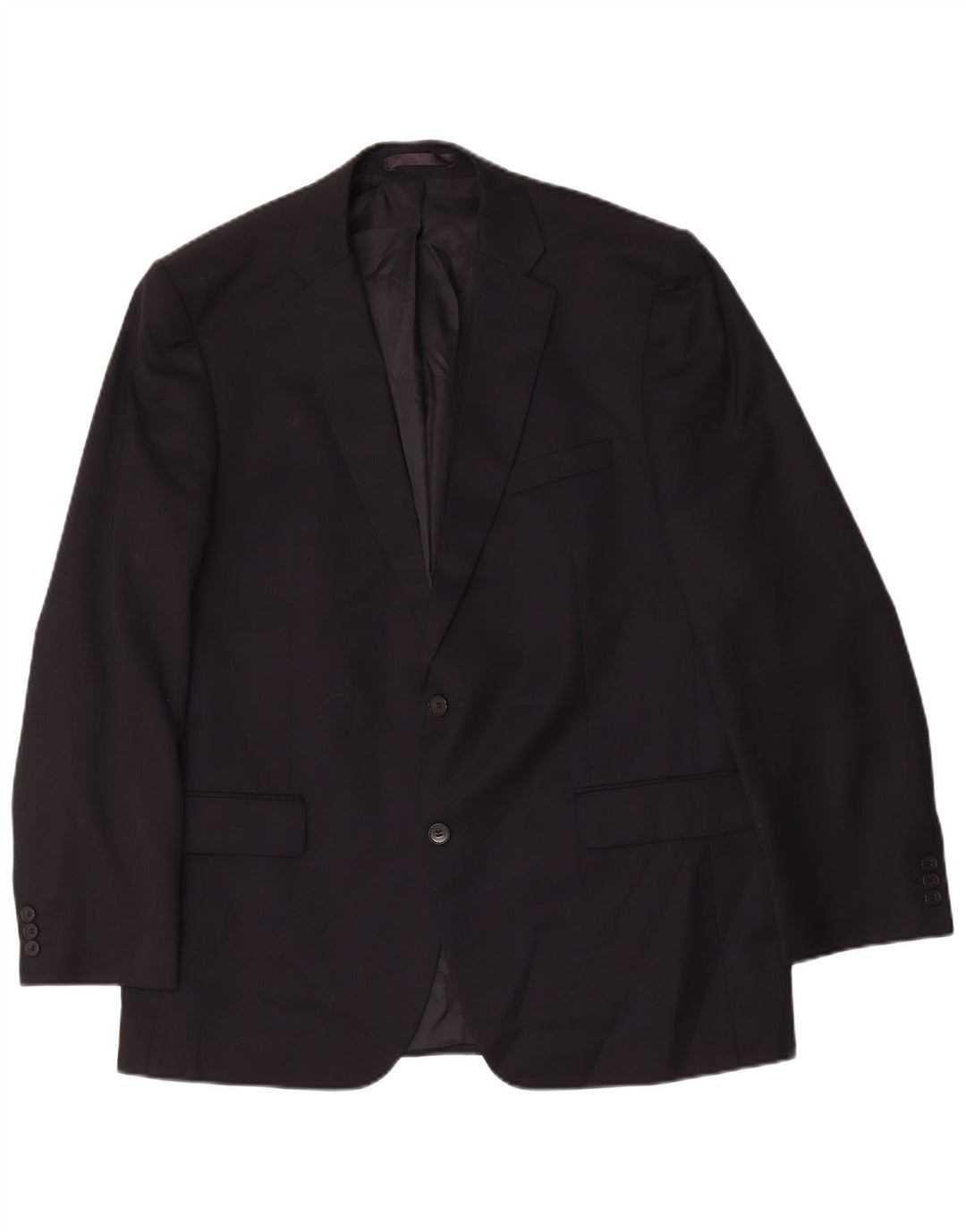 Мужской длинный пиджак на двух пуговицах Marks & Spencer UK 44 XL темно-синий