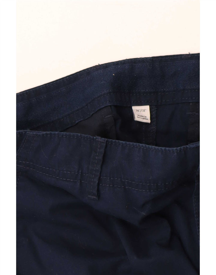 Мужские брюки-карго Marks & Spencer W36 L31 темно-синие, хлопок
