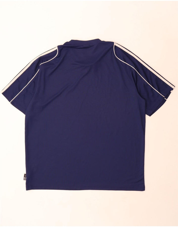 Adidas Мужская футболка Climalite Top XL Темно-синий полиэстер