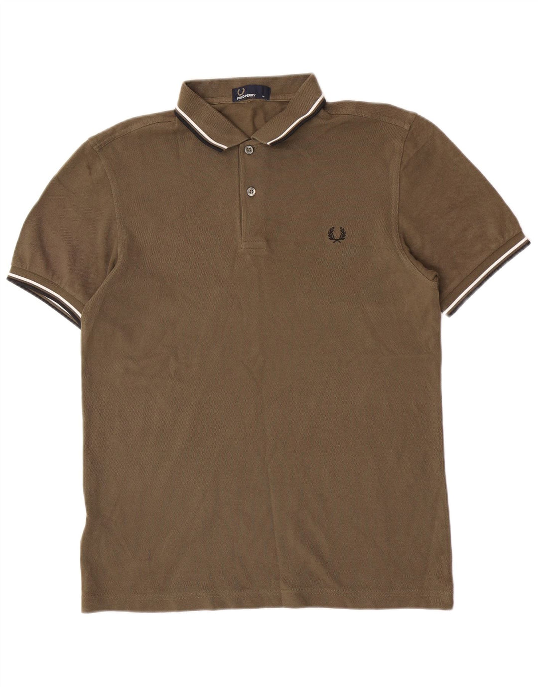 Мужская рубашка поло Fred Perry, хлопок среднего цвета хаки