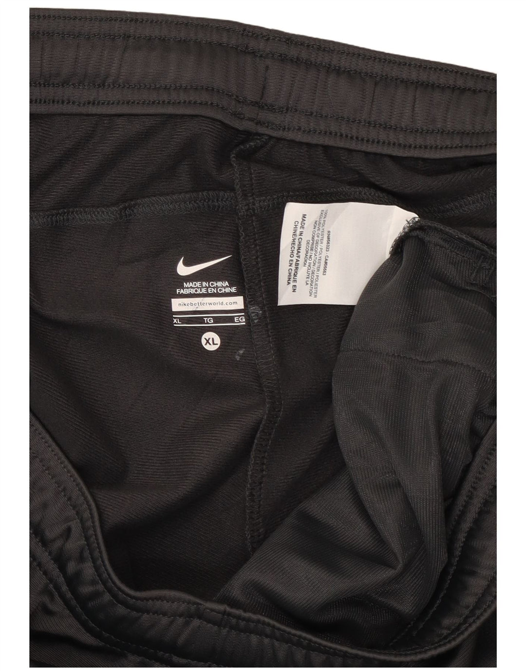 Женские спортивные брюки-капри Nike UK 18 XL, серые, полиэстер с цветными блоками