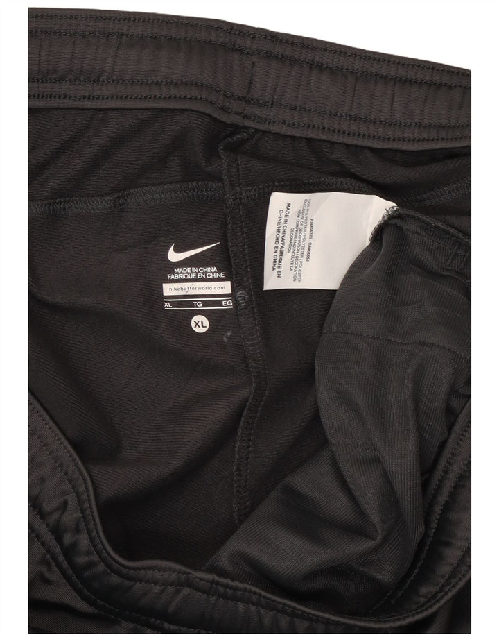 Женские спортивные брюки-капри Nike UK 18 XL, серые, полиэстер с цветными блоками