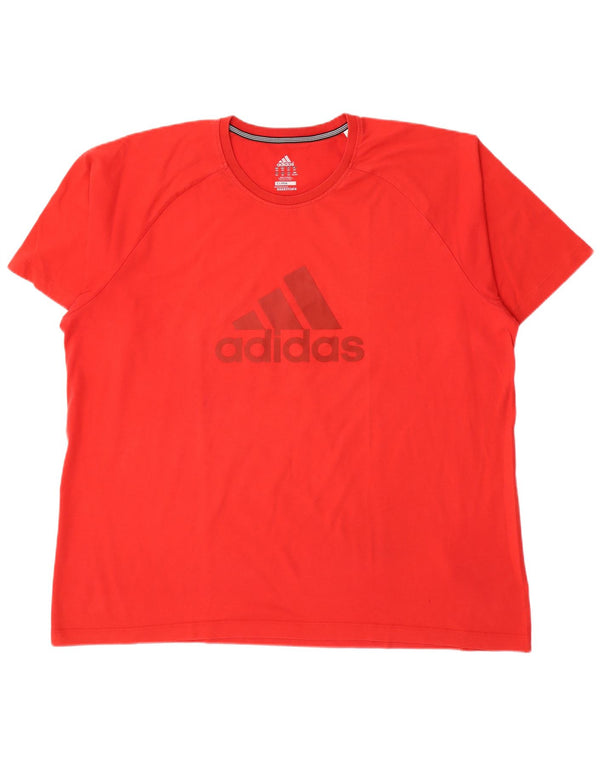 Adidas Mens Clima 365 Футболка с рисунком Топ 2XL Красный Хлопок