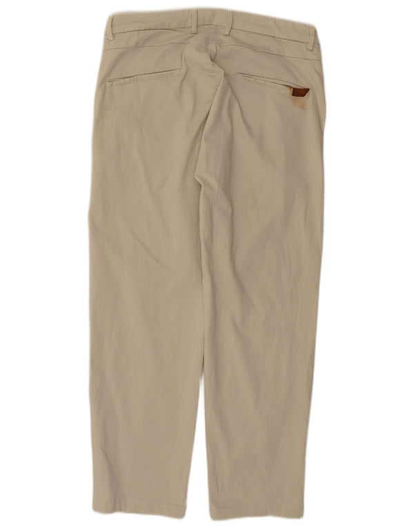 Мужские прямые брюки чинос ZARA EU 46 XL W36 L26 Бежевые
