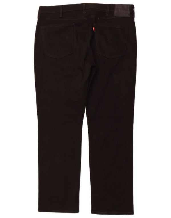 Мужские прямые джинсы LEVI'S 514 W38 L32, черный хлопок