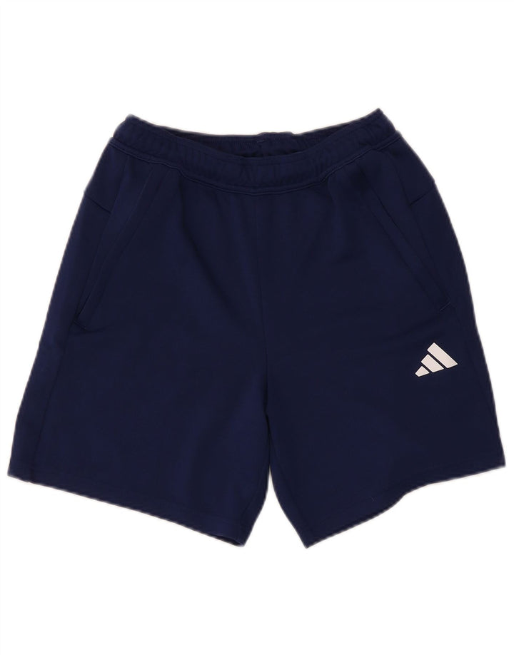 Мужские спортивные шорты Adidas Aeroready, маленькие темно-синие, полиэстер