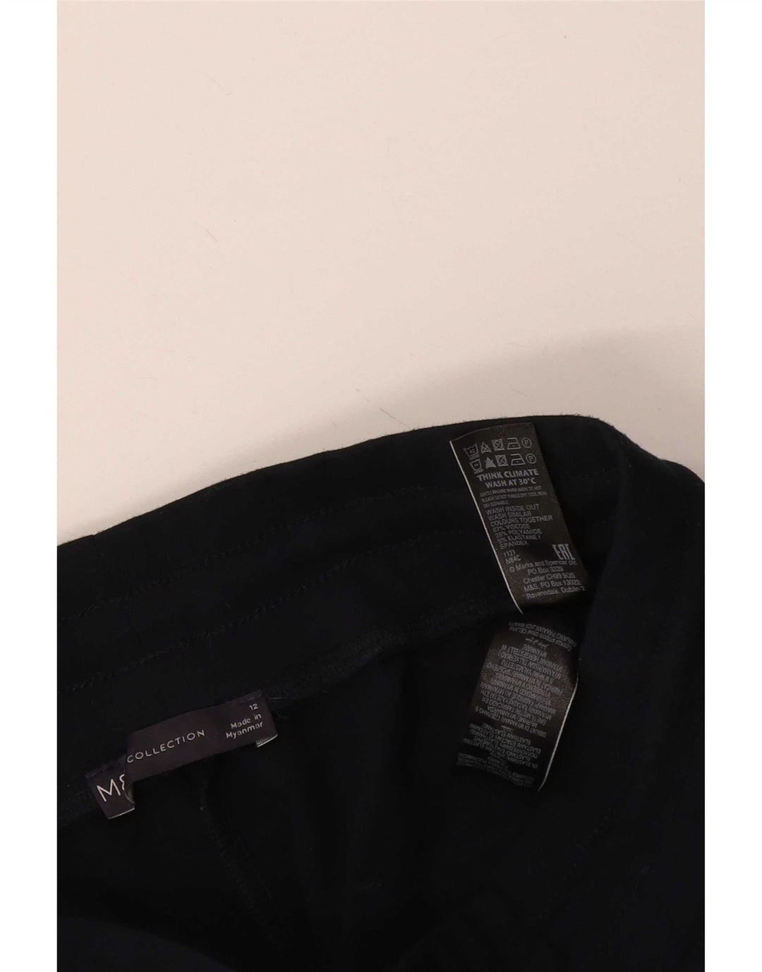 Женские спортивные брюки Marks & Spencer UK 12, средние, темно-синие