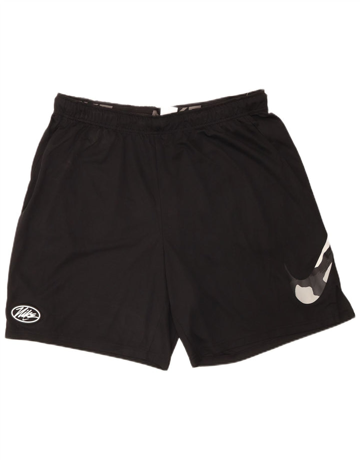 Мужские спортивные шорты Nike Dri Fit с графическим рисунком 2XL, черный полиэстер