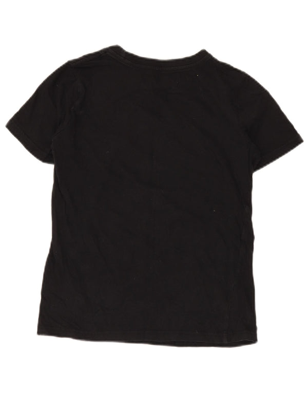 Футболка с рисунком PUMA для мальчиков, топ 10–11 лет, средний черный